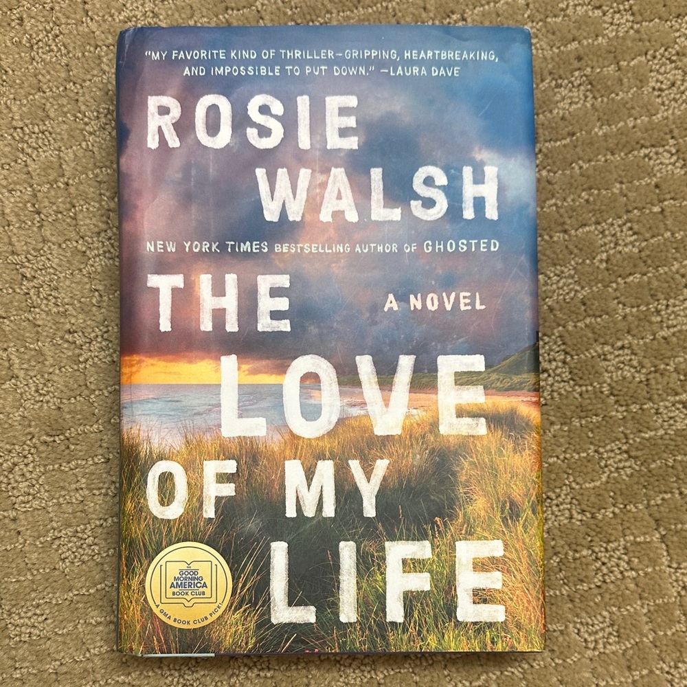 's The Love of My Life - A Novel with Blue and Orange Cover